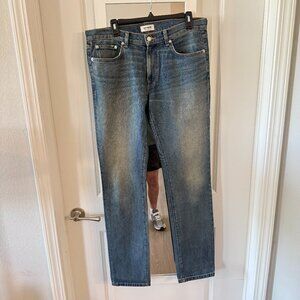 Buck Mason Size 32 Slim Fit Jeans Color Blue